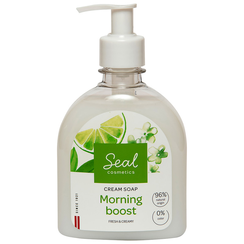 SEAL COSMETICS cream soap MORNING BOOST, 300ml