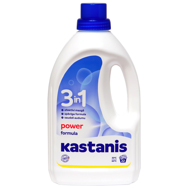 KASTANIS 3in1 Power formula veļas mazgāšanas līdzeklis, 900ml