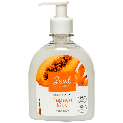 SEAL COSMETICS krēmziepes PAPAYA KISS, 300ml