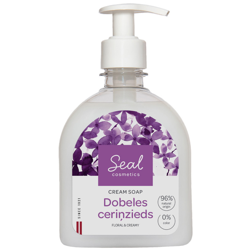 SEAL COSMETICS cream soap DOBELES CERIŅZIEDS, 300ml