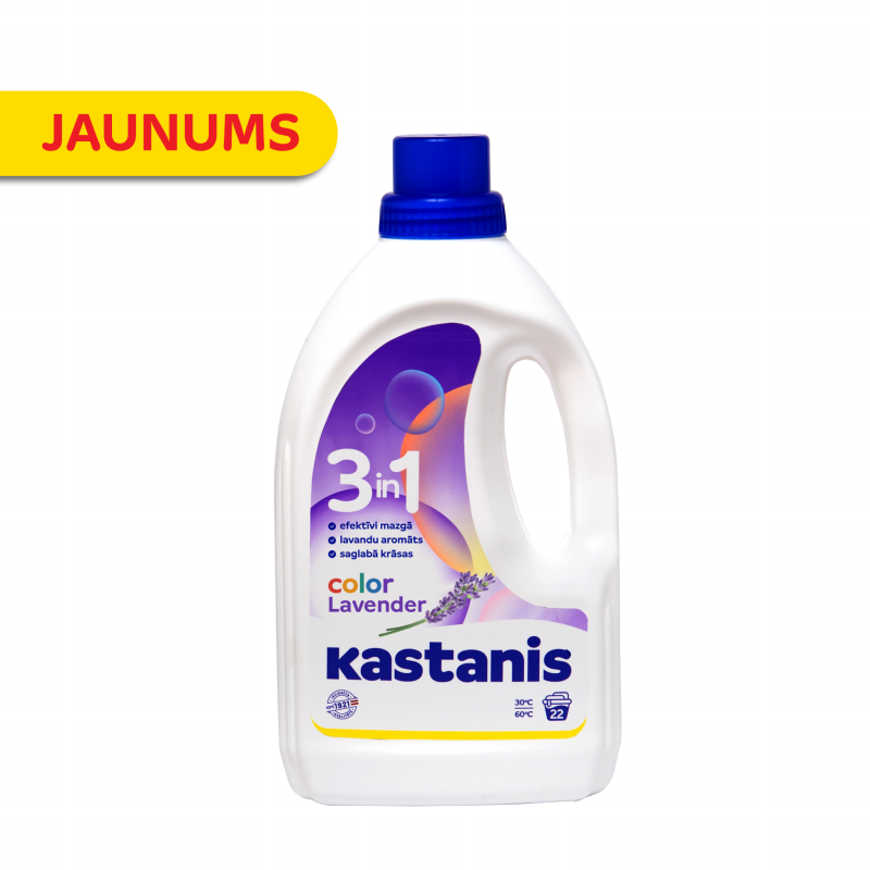 KASTANIS 3in1 color Lavender laundry detergent, 900ml