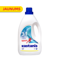 KASTANIS 3in1 SPORT veļas mazgāšanas līdzeklis, 1800ml