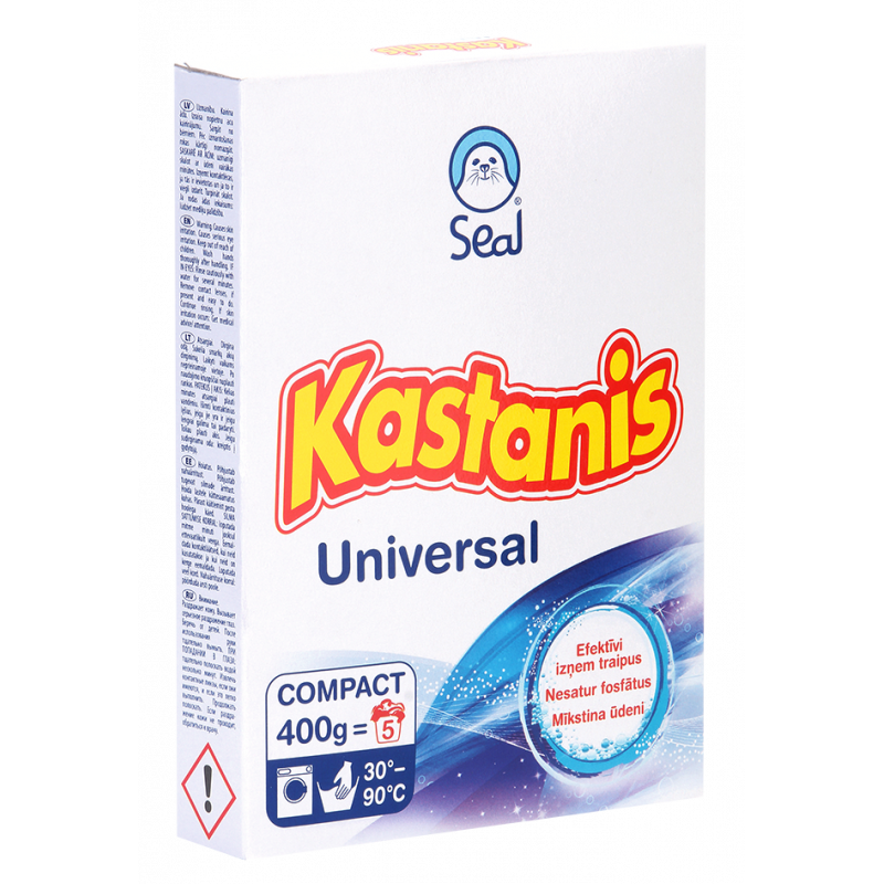 KASTANIS Universal veļas pulveris, 400g