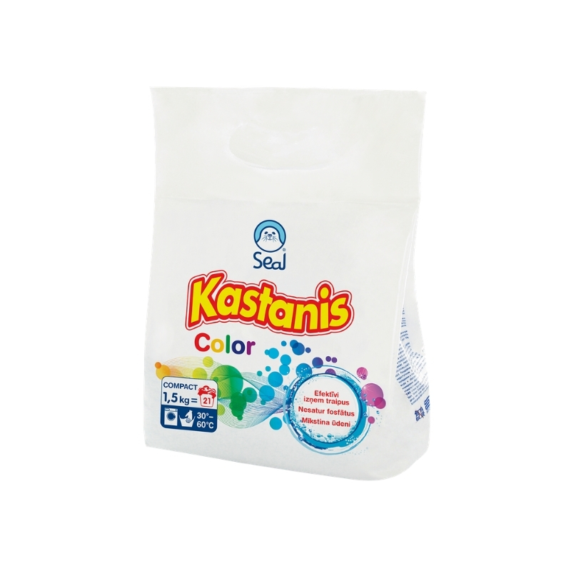 KASTANIS Color veļas pulveris, 1.5kg