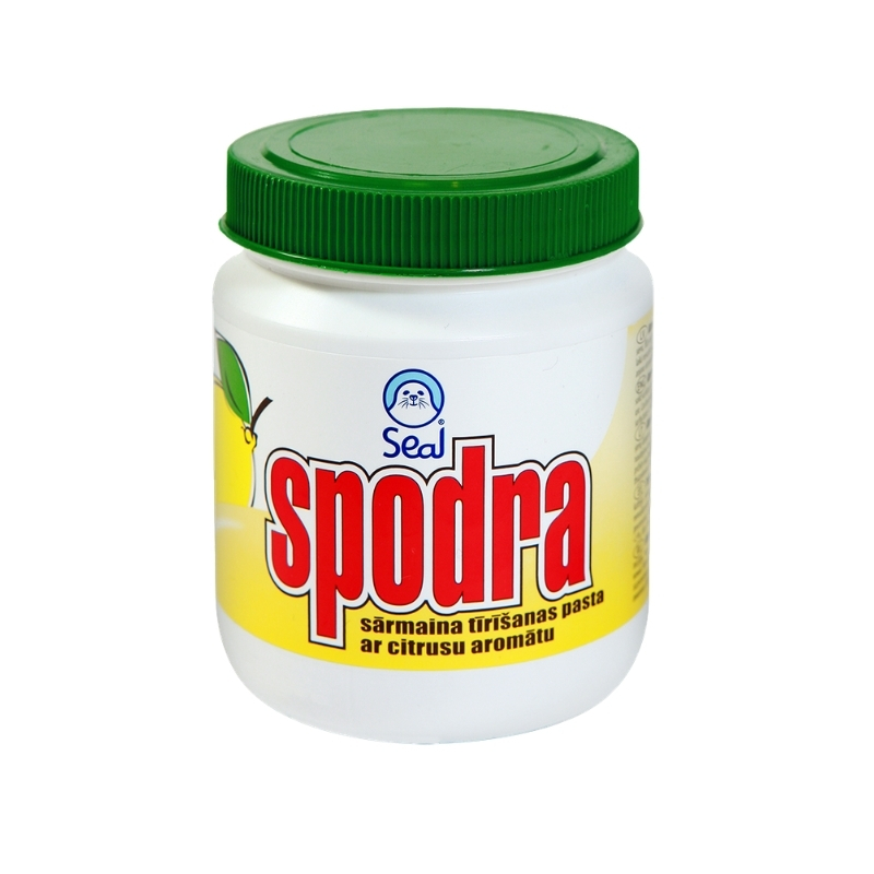 SPODRA абразивная щелочная чистящая паста с цитрусовым ароматом, 350г