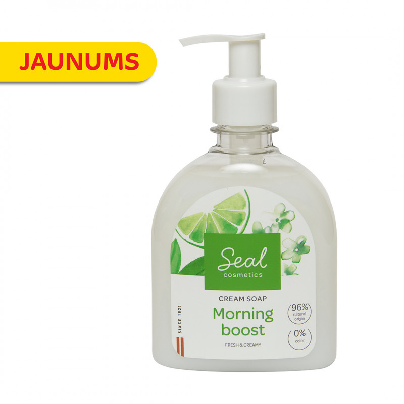 SEAL COSMETICS krēmziepes MORNING BOOST, 300ml