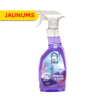 SEAL tīrīšanas līdzeklis stiklam ar ceriņu aromātu, 500ml
