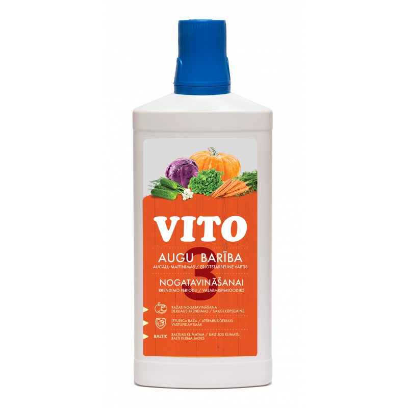 VITO 3 - ferilizer for harwesting period, 500ml