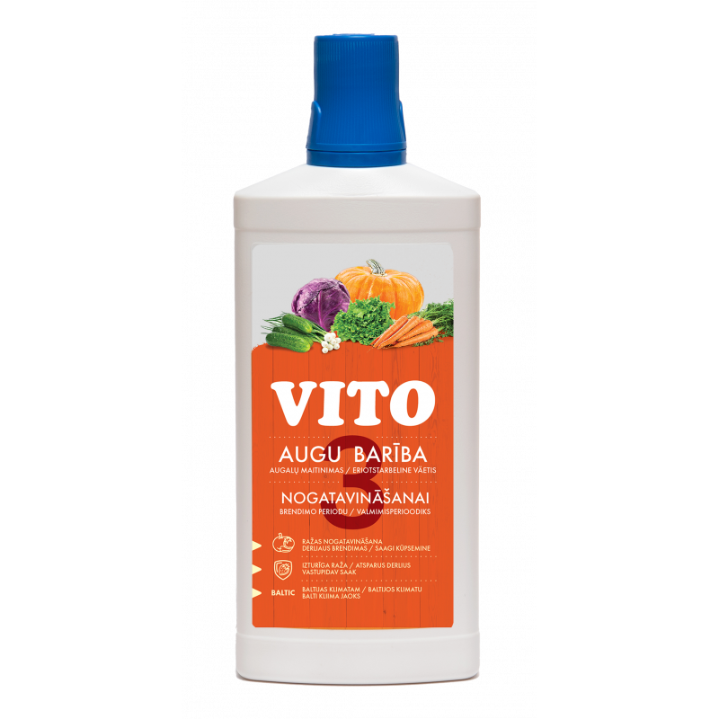 VITO 3 - augu barība nogatavošanās periodam, 500ml